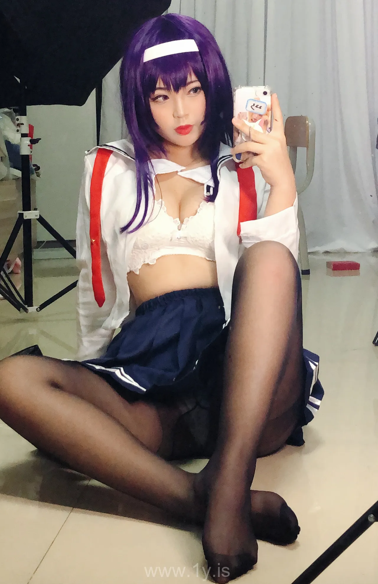 Coser@白烨 NO.020 学姐校服自拍